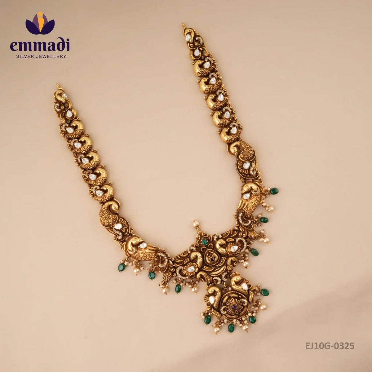 Parimala Polki Nakshi Multi Long Necklace