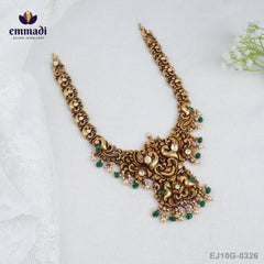 Parimita Polki Nakshi Multi Long Necklace