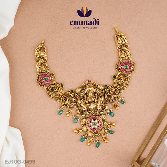 Purayana Kundan Nakshi Multi Necklace