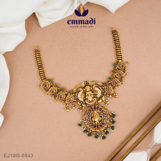 Rajhansa Kundan Nakshi Multi Necklace