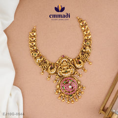 Rajkanya Kundan Nakshi Multi Necklace