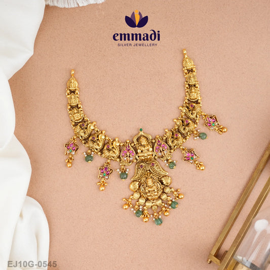 Rakeidra Kundan Nakshi Multi Necklace