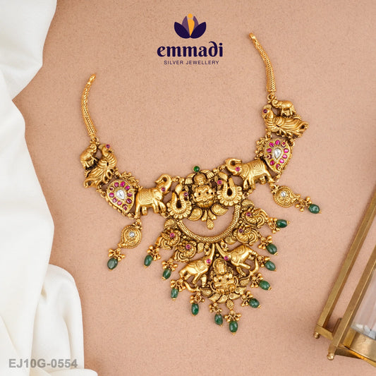 Rakshita Kundan Nakshi Pink Necklace