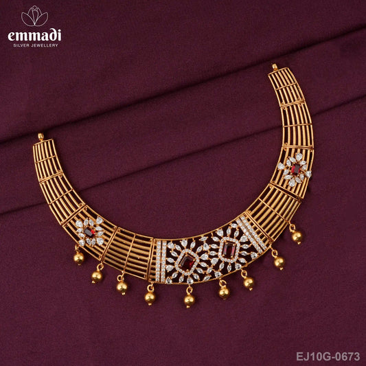 Saskara Stone Red Necklace