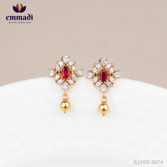 Sasraya Stone Red Studs