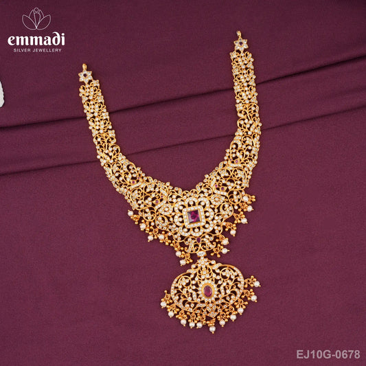 Savidha Stone Red Necklace