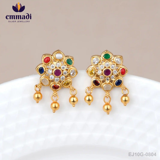 Shuchita Stone Navrathan Studs