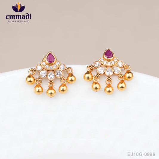 Sugandha Stone Red Studs