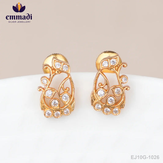 Suraksha Stone White Studs