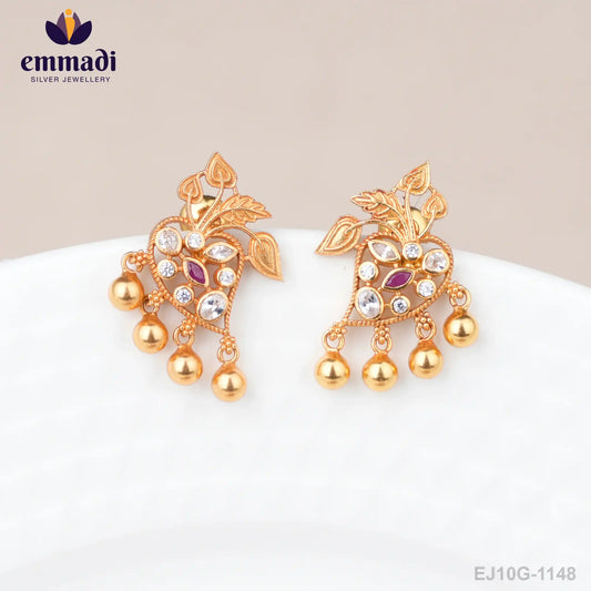 Taneesha Stone Red Studs