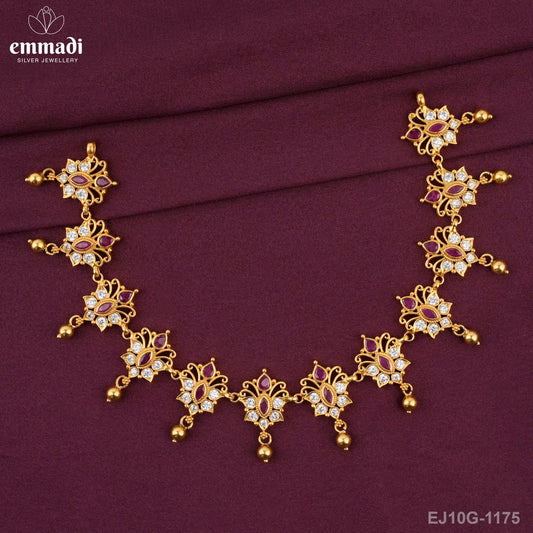 Tapashya Stone Red Necklace