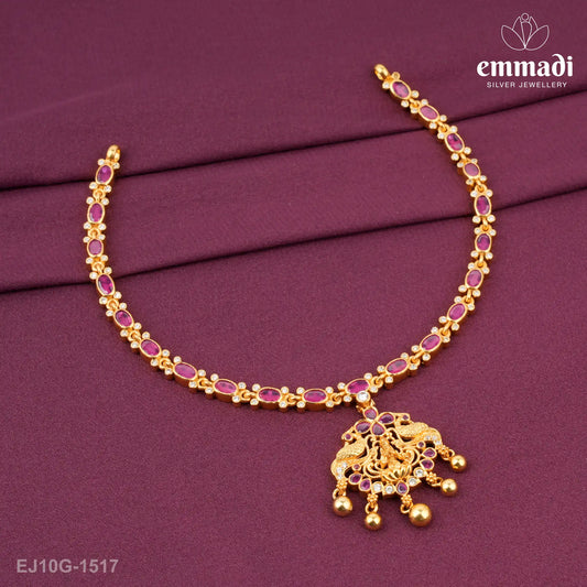 Debadrita Stone Pink Necklace