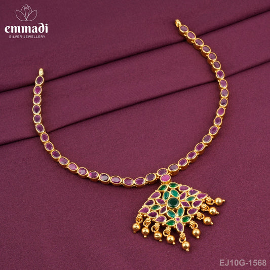 Easmatara Stone Navrathan Necklace