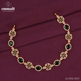 Jitamitra Cz Green Necklace