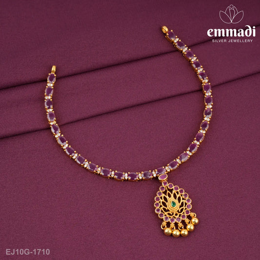 Kundanika Stone Red Necklace