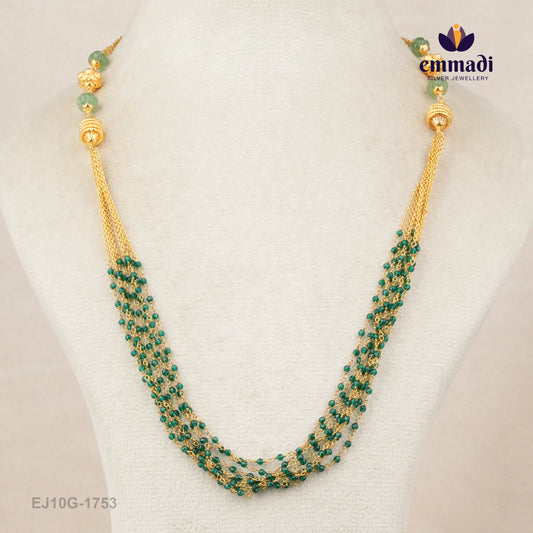 Madhurima Beads Green Chain