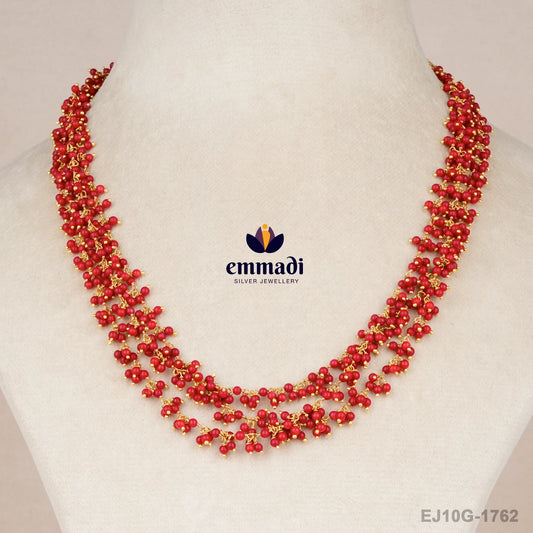 Mahasweta Corals Orange Chain