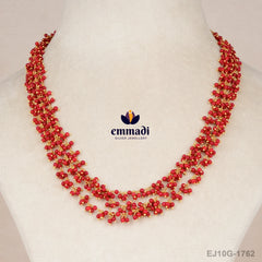 Mahasweta Corals Orange Chain