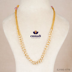 Makaranda Pearls White Chain