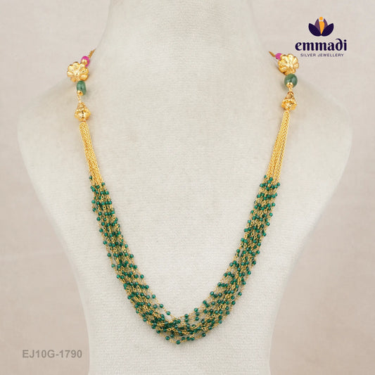 Manastoka Beads Green Chain