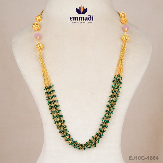 Marushika Beads Green Chain