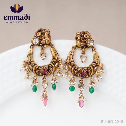 Niranjana Kundan Nakshi Pink Hangings