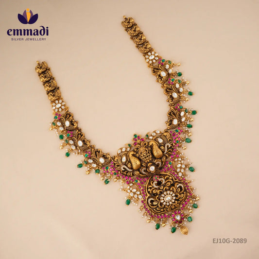 Prasheila Kundan Nakshi Multi Long Necklace