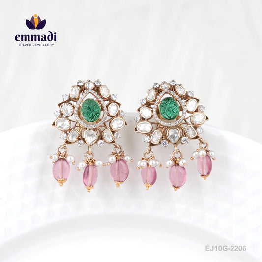 Rishmitha Victorian Green Studs