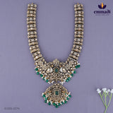 Sampoorna Victorian Blue Long Necklace