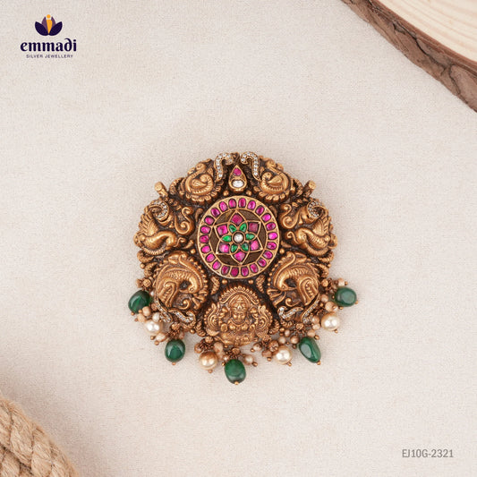 Striratna Kundan Nakshi Multi Pendant