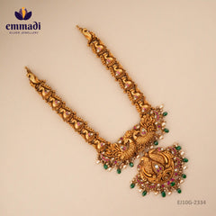 Suravinda Kundan Nakshi Multi Long Necklace