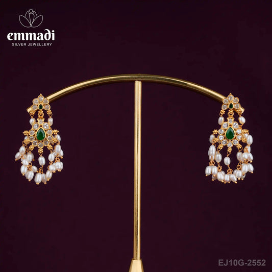 Chitramaya Guttapusalu Green Hangings