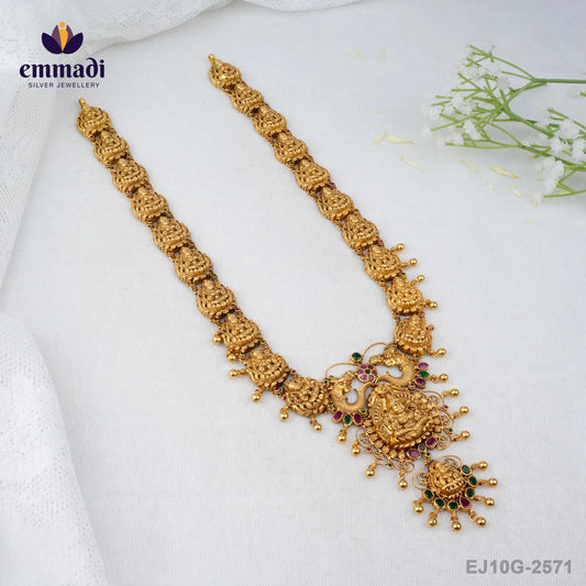 Muskan's Stunning Multi Nakshi Long Necklace