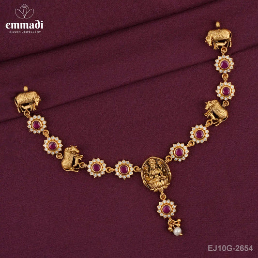 Kanthamala Nakshi Red Necklace