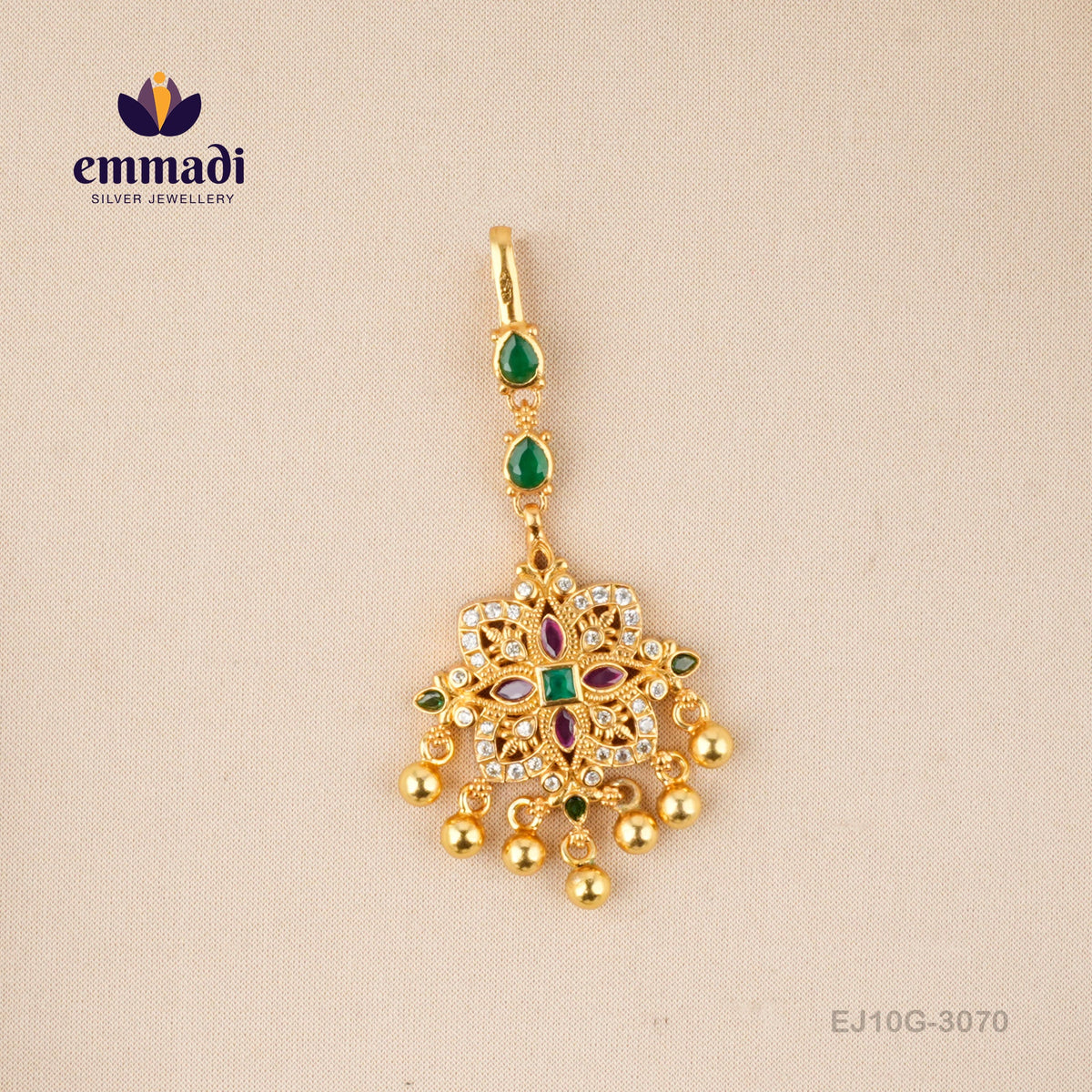 Sunita Jewels - Stone Multi Papidi Billa Indian Handcrafted Jewellery