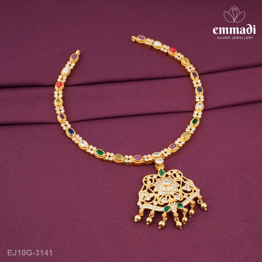 Neelkamala Stone  Necklace