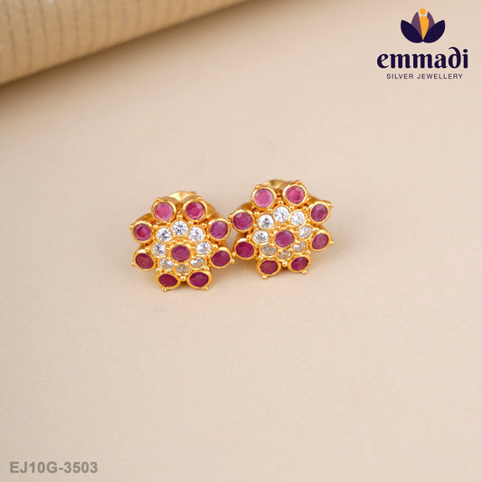Sudakshima Stone Red Studs
