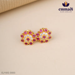 Sudakshima Stone Red Studs