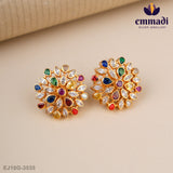 Sulakshana Stone Navrathan Studs