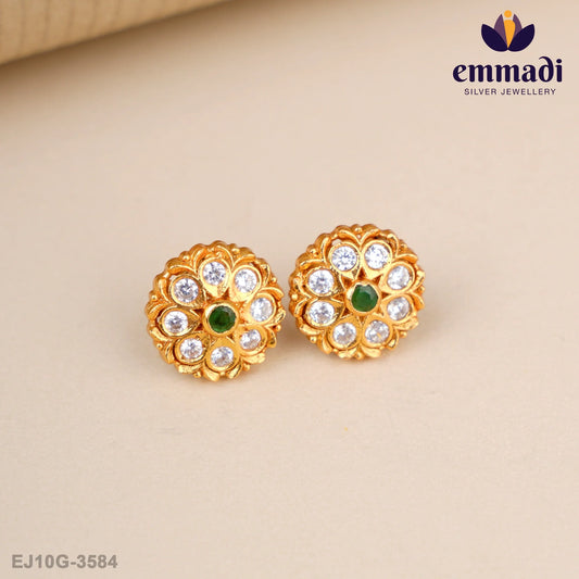 Tapatanaya Stone Green Studs