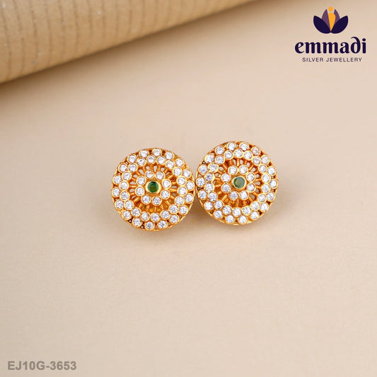 Agrasandhya Stone Green Studs