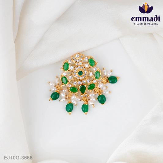 Chandanbala Stone Green Pendant