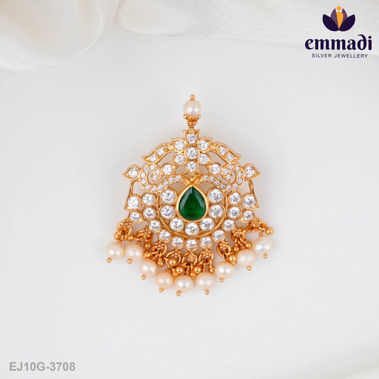 Chitrarekha Stone Green Pendant