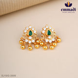 Gaganaganja Stone Green Studs