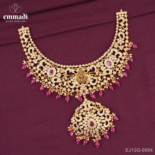 Jayaskandha Stone Pink Necklace