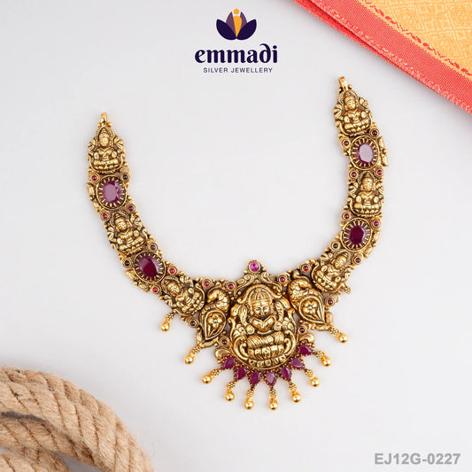 Buddhicintaka Nakshi Pink Necklace