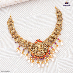 INAYATH Exquisite Pink Nakshi Necklaces