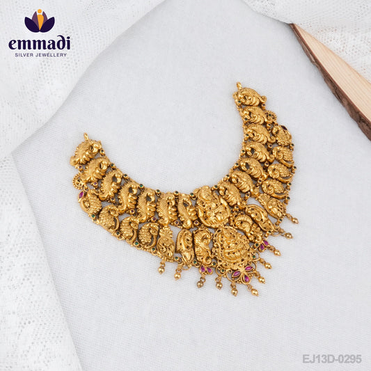 NAKSHI MULTI NECKLACE: Exquisite Indian Jewellery crafted with Pure Gold Plating and Pure 92.5 Silver