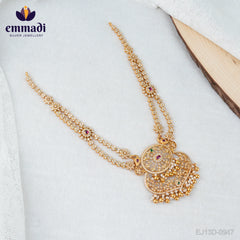 Aisha Shankara Jewellers: Long Necklace CZ Multi