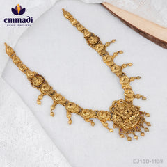 Rani's Nakshi Na Long Necklace: Handcrafted Indian Jewelry